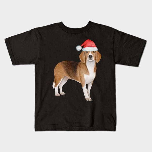 Cute And Lovely Animals With Christmas Kids T-Shirt by AbstractArt14